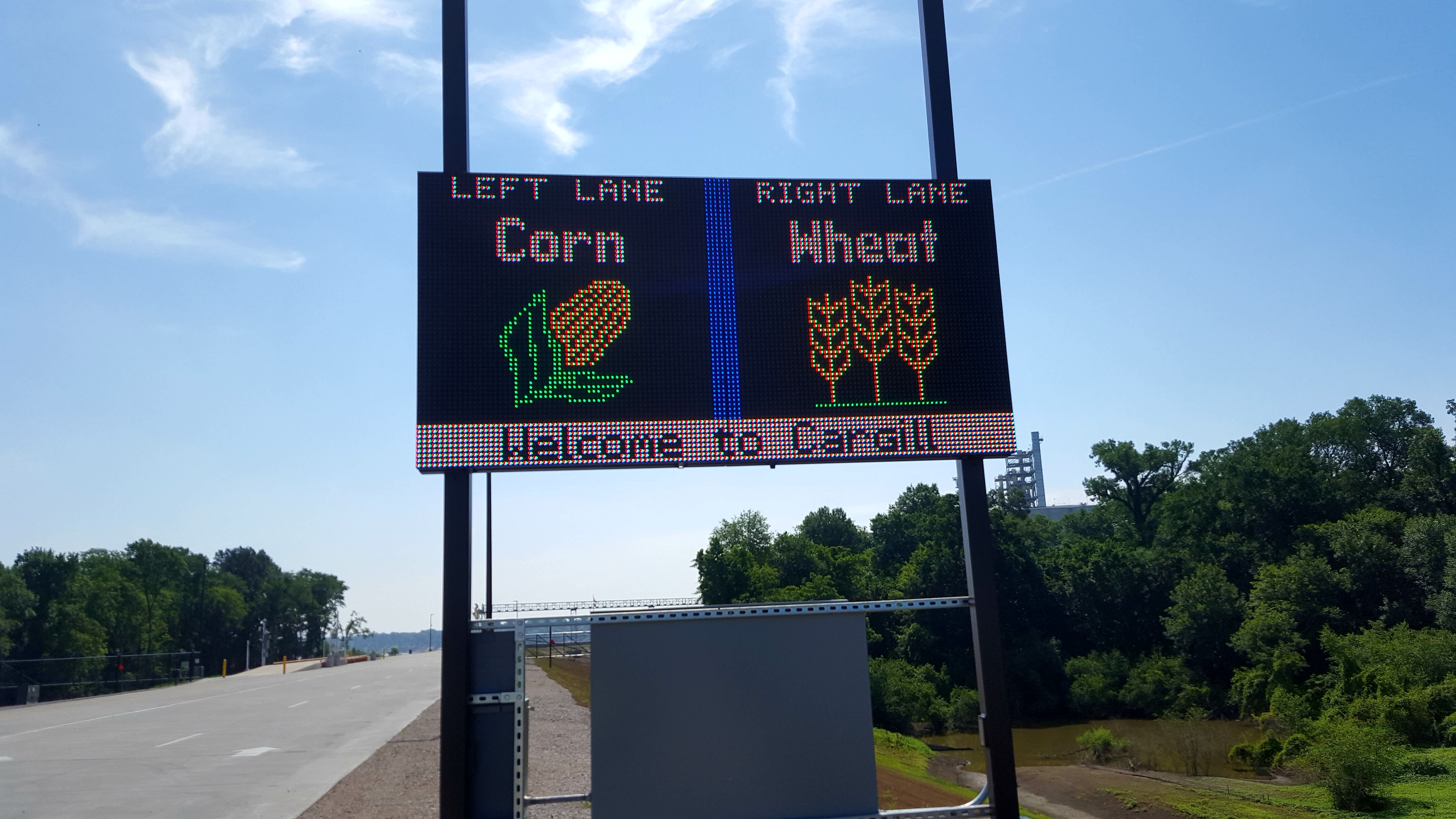 Indoor LED Display in Use - IPLED32x160RGB-SS